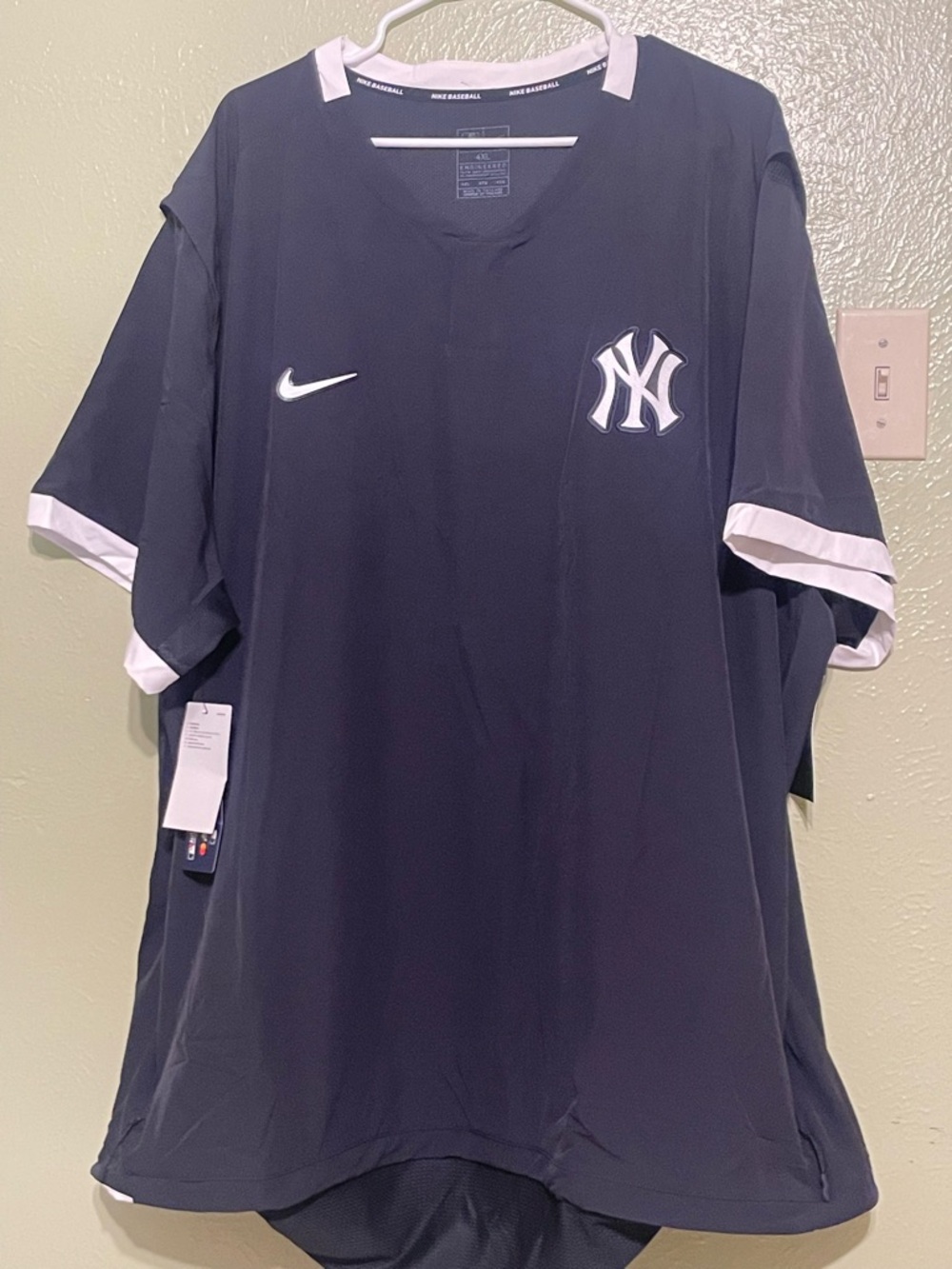 Nike New York Yankees MLB Jersey 4XL Loose Fit Authentic Collection NWT - Picture 3 of 11